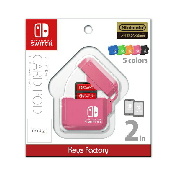 Keys Factory | KeysFactory CARD POD for Nintendo Switch irodori Pink CPS-001-4 [Switch]