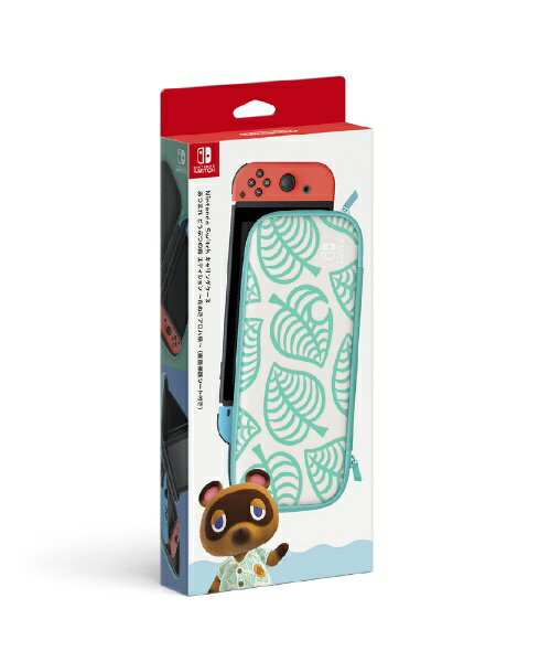 Nintendo | Nintendo Estuche de transporte para Nintendo Switch Edición Animal Crossing: New Horizons - Patrón Tanuki Aloha (con lámina protectora de pantalla) HAC-A-PSSAG [Pago contra reembolso no disponible]