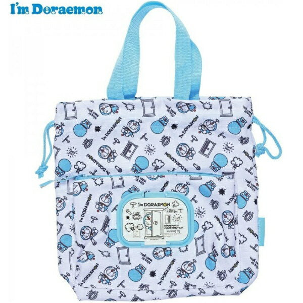 Skater | Skater Drawstring bag with wiper pocket I'm Doraemon KBOPC1