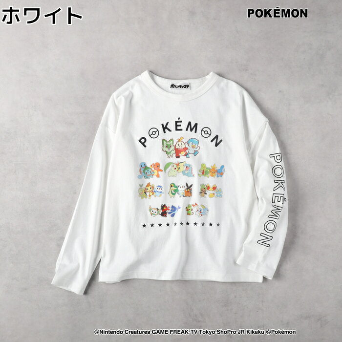 <Special Price> Pokemon [POKEMON] Long-sleeved T-shirt Right-on, RO36010, pokemon, Pokemon