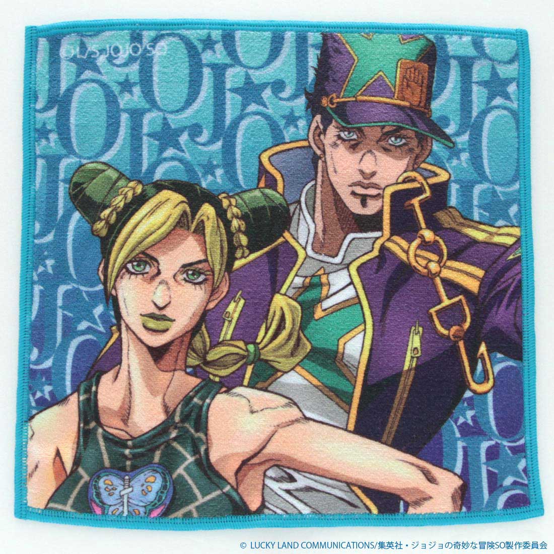 [JoJo's Bizarre Adventure: Stone Ocean] Smartphone/Glasses Wipe Handkerchief Jolin & Jotaro | JoJo JOJO Camera Glasses Wipe Handkerchief Women's Men's Gift