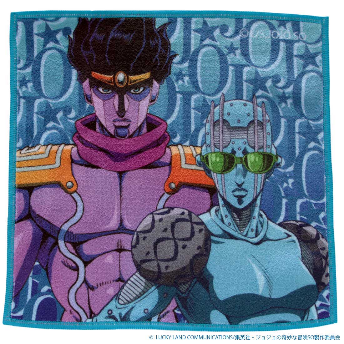 [JoJo's Bizarre Adventure: Stone Ocean] Smartphone/Glasses Wipe Handkerchief Jolin & Jotaro | JoJo JOJO Camera Glasses Wipe Handkerchief Women's Men's Gift