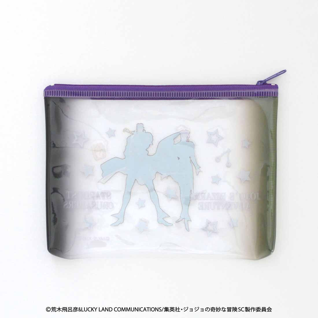 [SALE ¥1,430 → ¥550] 62% OFF! [JoJo's Bizarre Adventure: Stardust Crusaders] Pouch by Jotaro Kujo/Kakyoin Noriaki | JoJo JOJO Clear Pouch Small Accessories Storage Gadget Case Lady