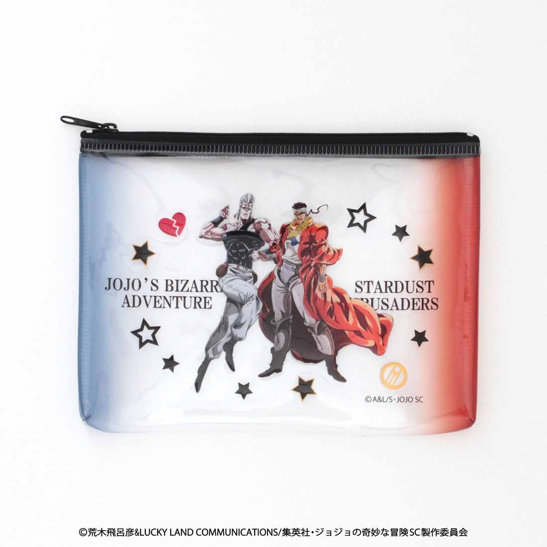 [VENTA ¥1,430 → ¥550] ¡62 % DE DESCUENTO! [JoJo's Bizarre Adventure: Stardust Crusaders] Estuche: Jean Pierre Pornarev/Mohamed Avdur | Estuche transparente para accesorios pequeños de JoJo JOJO