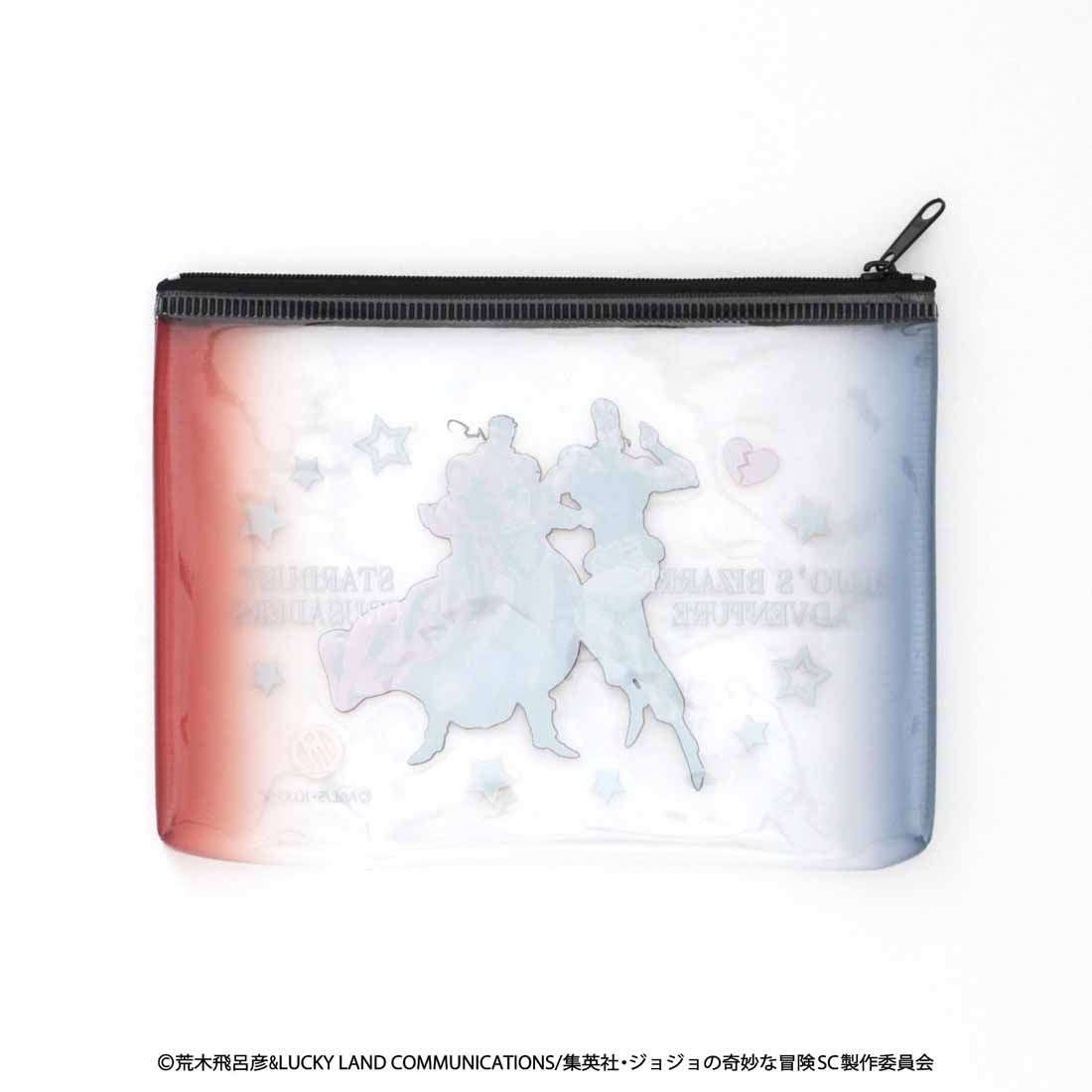 [VENTA ¥1,430 → ¥550] ¡62 % DE DESCUENTO! [JoJo's Bizarre Adventure: Stardust Crusaders] Estuche: Jean Pierre Pornarev/Mohamed Avdur | Estuche transparente para accesorios pequeños de JoJo JOJO