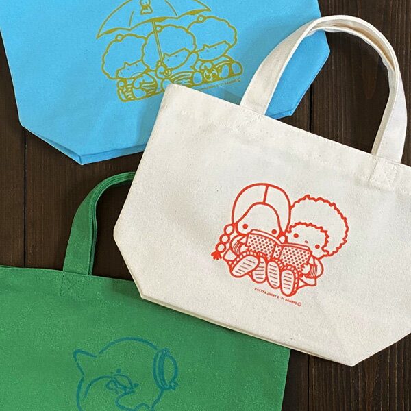 Mizushimaki: The Back then Sanrio Characters Lunch Tote [Lunch Bag Lunch Bag Women's One Mile Bag Stylish Adult High School Student Gift Goods Patty & Jimmy Patty & Jimmy