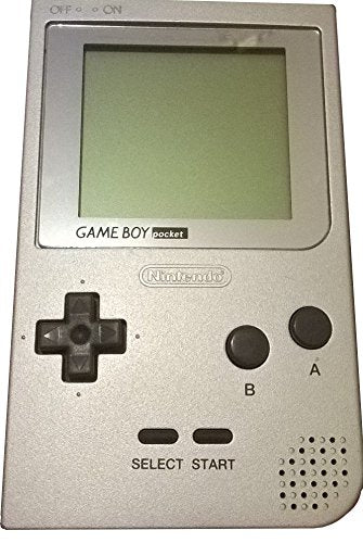 [Defective] [Free Shipping] [Used] GB Nintendo Game Boy Pocket Silver Body