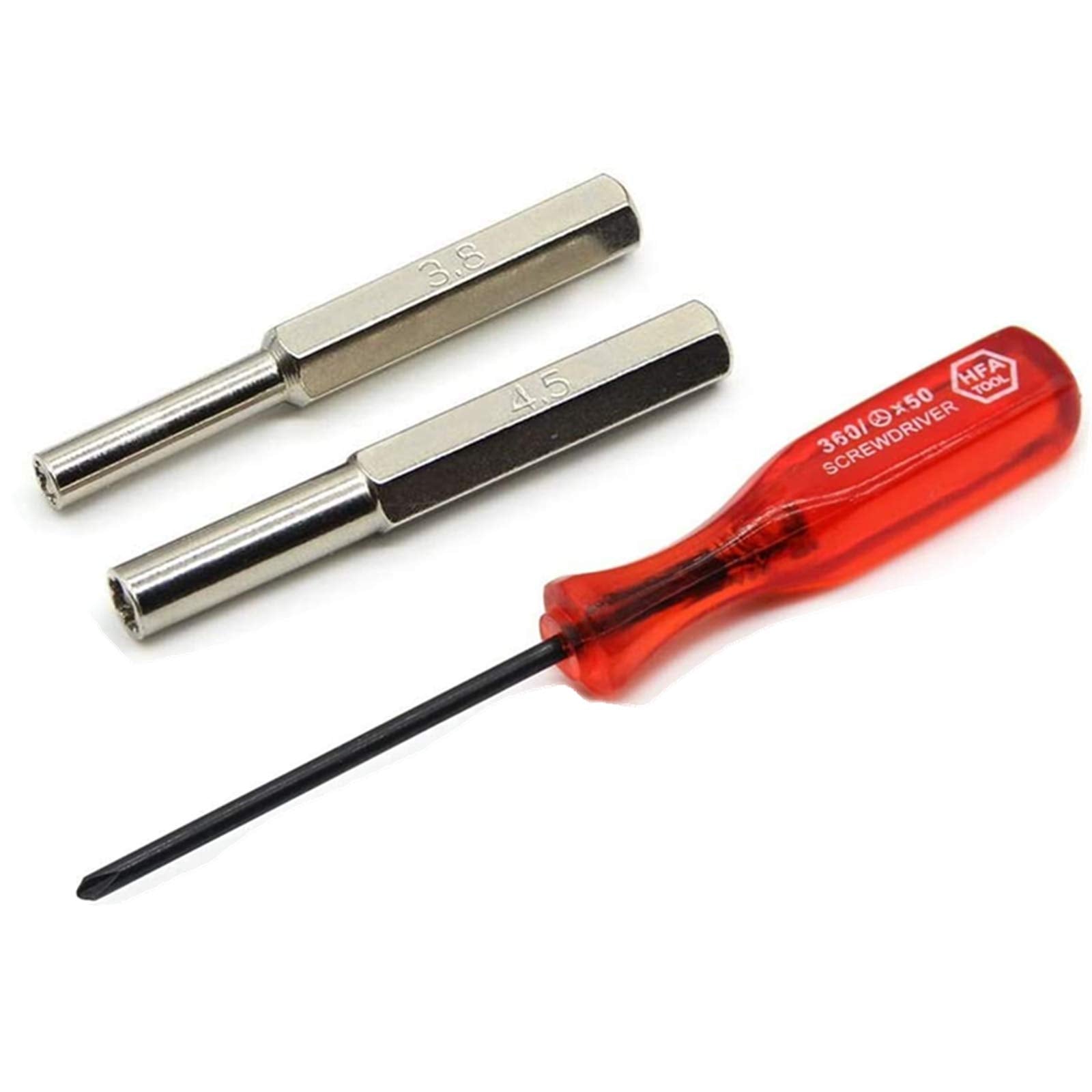 YFFSFDC driver Special screw driver Nintendo driver Nintendo Super NES/Nintendo 64/Game Boy game console compatible tool kit Nintendo driver dtc-20 precision screwdriver Y-shaped driver 3.8mm 4.5mm 2.5mm Y-do