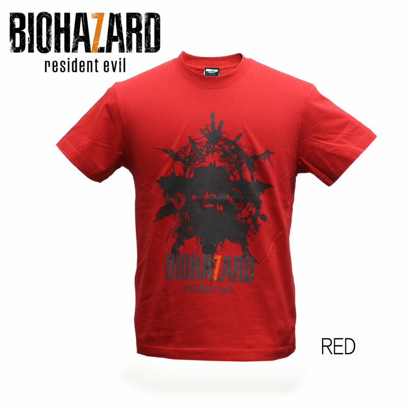 Resident Evil 7 T-shirt [BIOHAZARD 7 Tee] CAPCOM residents evil Livelihood Crisis Capcom Game Title Logo Men's Women's Kids Crew Neck Cotton Print Military Casual Top