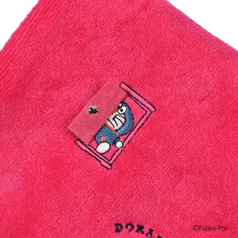 [Doraemon] Towel handkerchief, anywhere door, pink