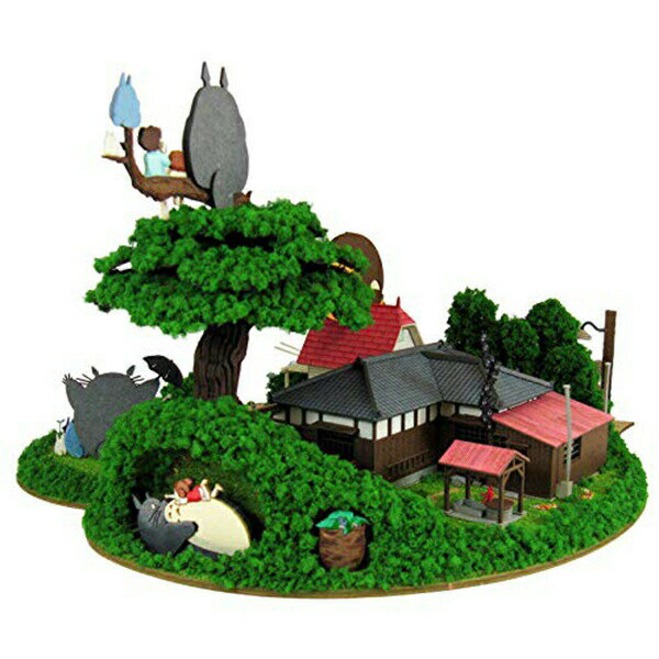 My Neighbor Totoro Minicyuuto Kit [Totoro Full of Diorama] <MK07-35> Studio Ghibli/Set/Model/Paper Craft/Sankei/Diorama Kit/Gift/Present/Stylish