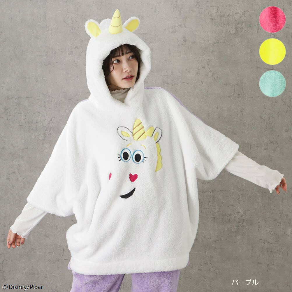 [64h limited ☆ Special price] [15th day 5x points & coupon] Disney Disney Character Boa Hoodie Hoodie Boa Women's Dolman Sleeve Hooded Ears Tops Loose Pullover Pullover Pullover Hoodie