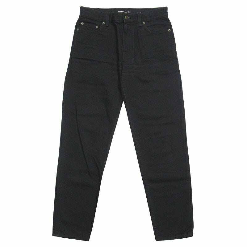 [Usado] Pantalones vaqueros de corte carrot de Saint Laurent Paris SAINT LAURENT PARIS 21ss "Carrot Fit Jeans" 644678 W29 Negro para hombre ★7 [Vector Used Clothing] 240819