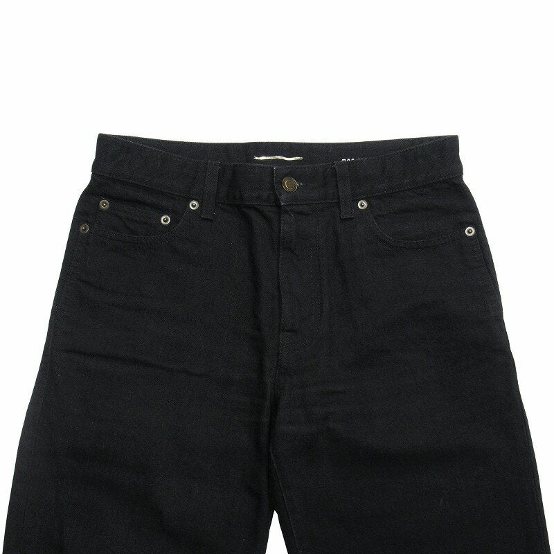 [Usado] Pantalones vaqueros de corte carrot de Saint Laurent Paris SAINT LAURENT PARIS 21ss "Carrot Fit Jeans" 644678 W29 Negro para hombre ★7 [Vector Used Clothing] 240819