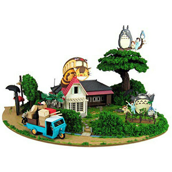 My Neighbor Totoro Minicyuuto Kit [Totoro Full of Diorama] <MK07-35> Studio Ghibli/Set/Model/Paper Craft/Sankei/Diorama Kit/Gift/Present/Stylish