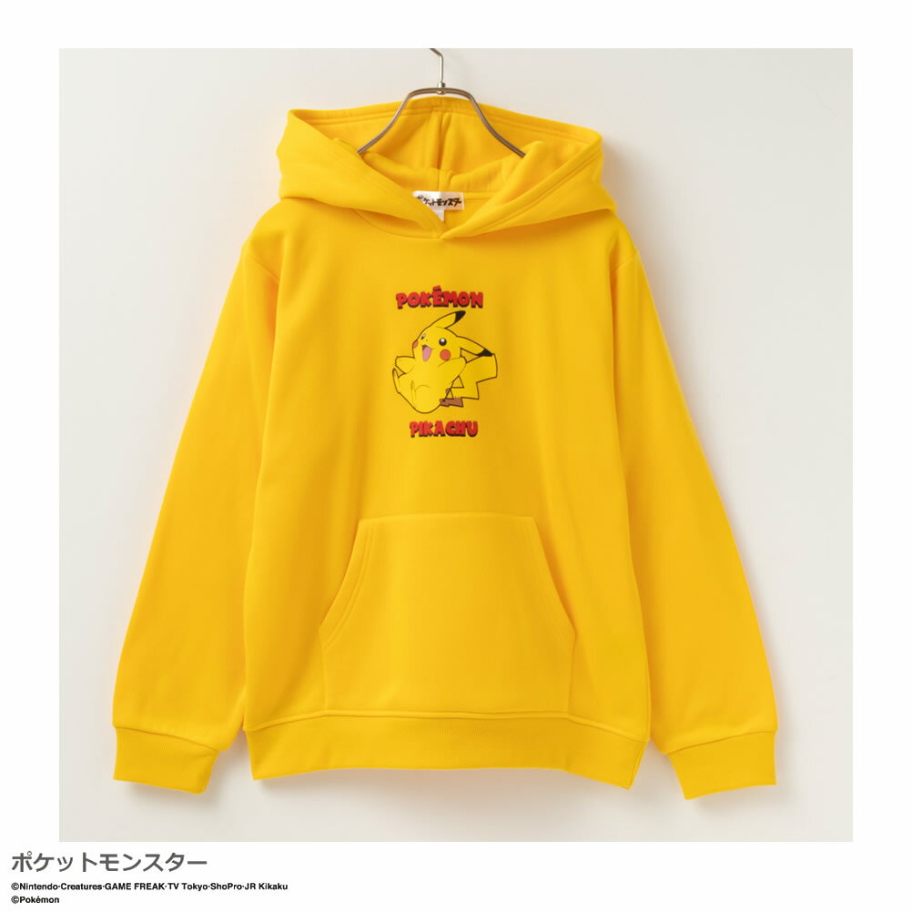 [Applicable to all items! Up to 800 yen off coupon] Pokemon hoodie sweatshirt fleece lining kids kids clothes boys boys top big silhouette loose warm print pullover poke