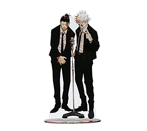 Jujutsu Kaisen MEGA figura acrílica Natsuyugetsu y Gojo Satoru soporte acrílico Jump Shop figura acrílica purificación Honpo