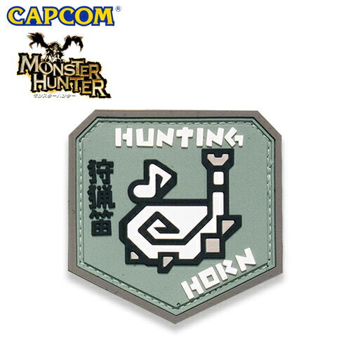 Monster Hunter PVC Patch/Hunting Horn Capcom Men's Women's Kids Military Casual Outdoor Airsoft Game Character Rubber Velcro