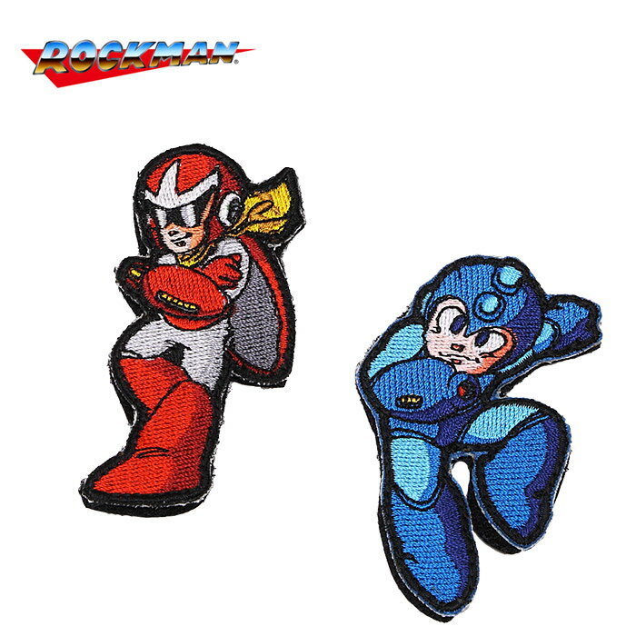 Rockman Patch MEGAMAN Raku Katsuto CAPCOM Capcom Game Patch Velcro