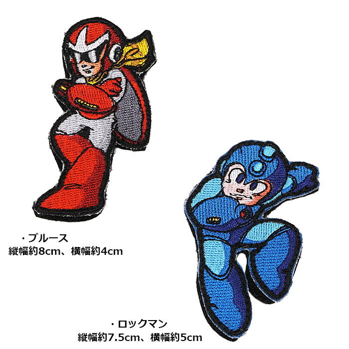 Rockman Patch MEGAMAN Raku Katsuto CAPCOM Capcom Game Patch Velcro