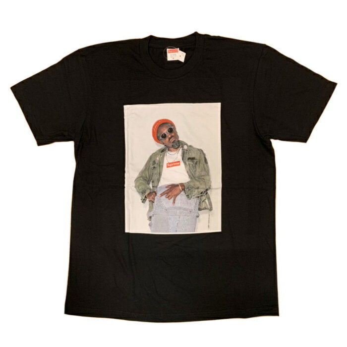 2022FW Supreme / Supreme Andre 3000 Tee "Black" / Andre T-shirt Black / Black 2022AW Genuino Nuevo y Usado [Usado]