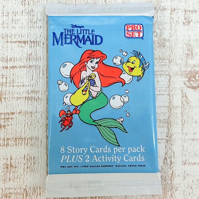 Import Disney Online Shopping Souvenirs Little Mermaid Trading Card Trading Card Little Mermaid Ariel Imported Item