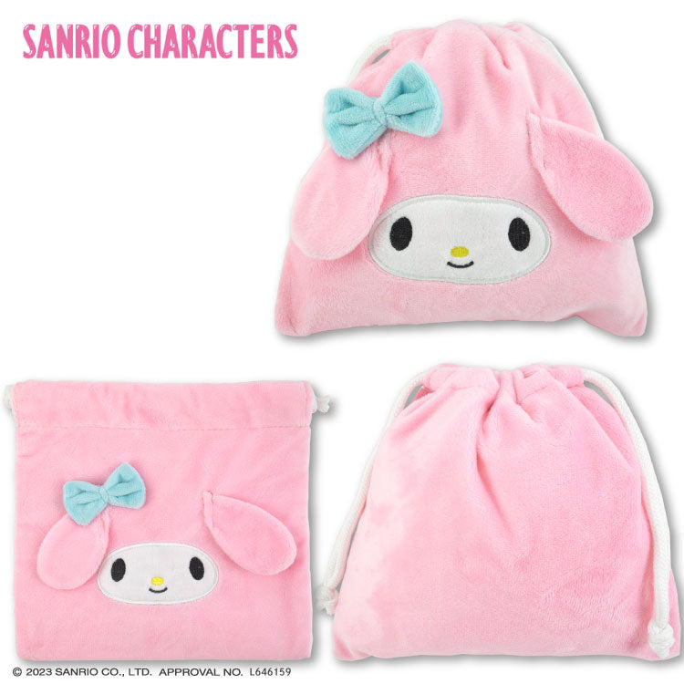 Sanrio Characters Collaboration Plush Drawstring Dress