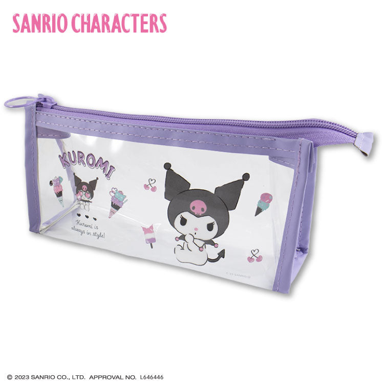 Estuche transparente para bolígrafos con personajes de Sanrio