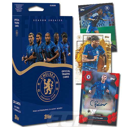 [Pre-order TOP 03] [Not available in Japan] Topps Chelsea 24-25 Fan Card Set [Trading Cards/Soccer/Chelsea/Premier League/Palmer]