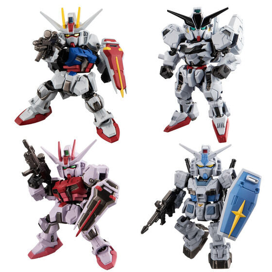 [4 types of assorted set] Bandai MOBILITY JOINT GUNDAM VOL6 [1. Strike Gundam 2. Strike Rouge 3. Gundam Caliburn 4. G-3 Gundam] Gundam Candy Toy Mobile Suit Gundam SEED Mobile Battle