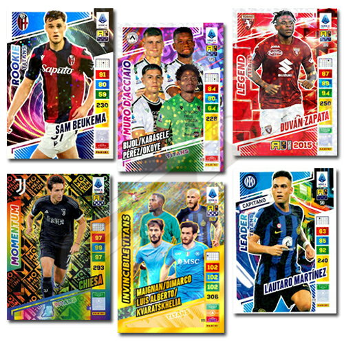 [CAL20] [Not available in Japan] PANINI Adrenalyn XL TITANS 2024 Italian Serie A trading card pack sale [Soccer/AC Milan/Intel/Juventus/AS Rome/Trekking card]