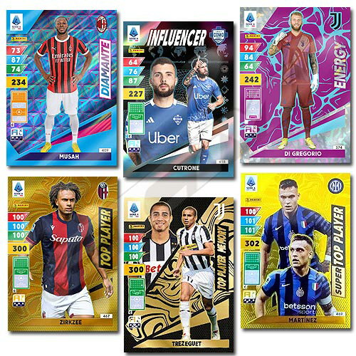 [CAL20] [Not available in Japan] PANINI Adrenalyn XL Calciatori 24-25 Italian Serie A Soccer Card [Soccer/AC Milan/Intel/Juventus/AS Rome/Trend Card/Trading Card]