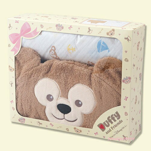 Duffy swaddle hooded towel baby gift baby gift set Tokyo Disney Resort [DISNEY]