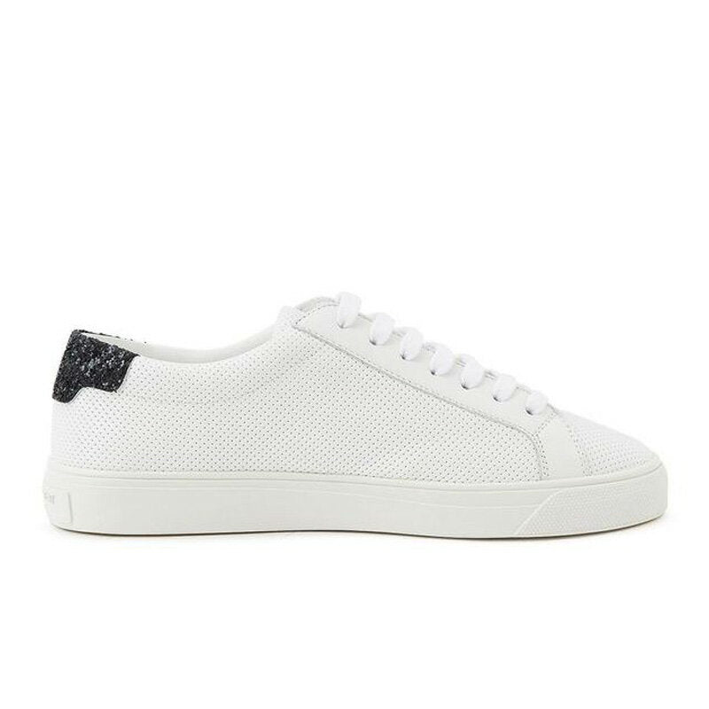 ★ ★Saint Laurent Paris SAINT LAURENT PARIS [ANDY] Zapatillas bajas de piel para mujer Blanco óptico/Negro 590014 0ZT60 9275 [Envío gratuito] [Se pueden recoger en tiendas de conveniencia] [En el extranjero]