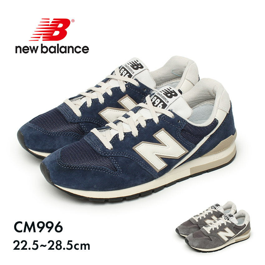 New Balance 996 CM996 CM996SC2 CM996SF2 Women's Men's Sneakers New Balance Unisex Shoes Gray Navy Blue Blue Lightweight Popular Trend Classic Commuting School Simple Bra