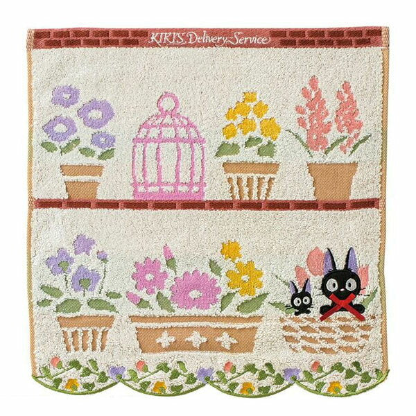 Mail delivery OK Ghibli Goods Kiki's Delivery Service Favorite Flower Wash Towel (2024) Studio Ghibli New School, New Life, Preparation