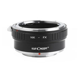 K&F Concept Mount Adapter KF-NFX2 (Nikon F Mount Lens to Fujifilm X Mount Conversion) KF-NFX2 KFNFX2