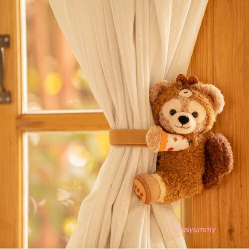 Duffy stuffed animal can also be used as a curtain holder ♪ Autumn 2019 Duffy's Autumn Blowjob Tokyo Disney Sea Limited Disney Resort Souvenir [DISNEY]