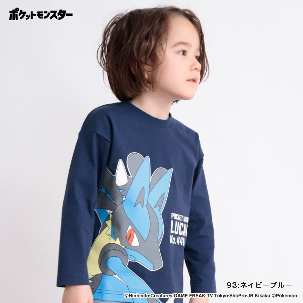 [SALE/20% OFF] [Pokemon/Pokemon] Long sleeve T-shirt, long-sleeved T-shirt, boys, boys, SS, spring, summer, spring, summer, children's clothing, children's clothing, kids, children, children, unisex, unisex, women's