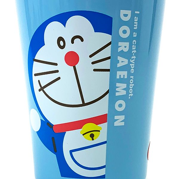 Vaso de acero inoxidable con aislamiento al vacío Doraemon S Cup Vajilla térmica y fría 280 ml Azul