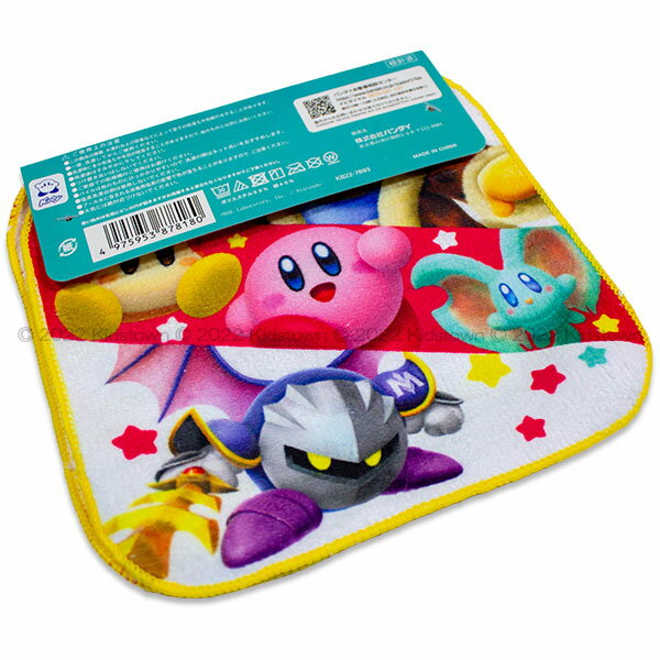 Kirby Star Mini Towel Set of 3 Discovery Pattern Approx. 16 x 16cm 60% polyester, 40% cotton Towel Towel Handkerchief Handkerchief Towel Petit Towel