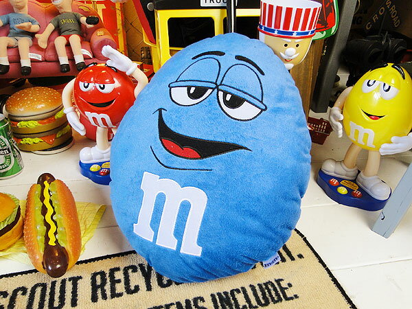 m&m's Cushion Blue American Goods American Goods Goods