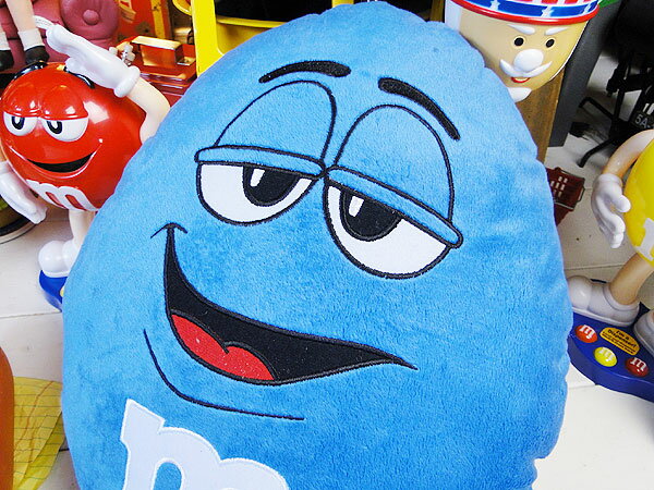 m&m's Cushion Blue American Goods American Goods Goods