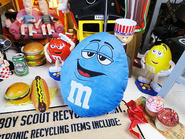 m&m's Cushion Blue American Goods American Goods Goods