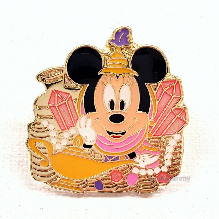 Pin de Minnie Mouse con lámpara mágica Tokyo Disney Sea Design Tokyo Disney Resort Limited Souvenir No a la venta [DISNEY] [Compatible con Nekopos]