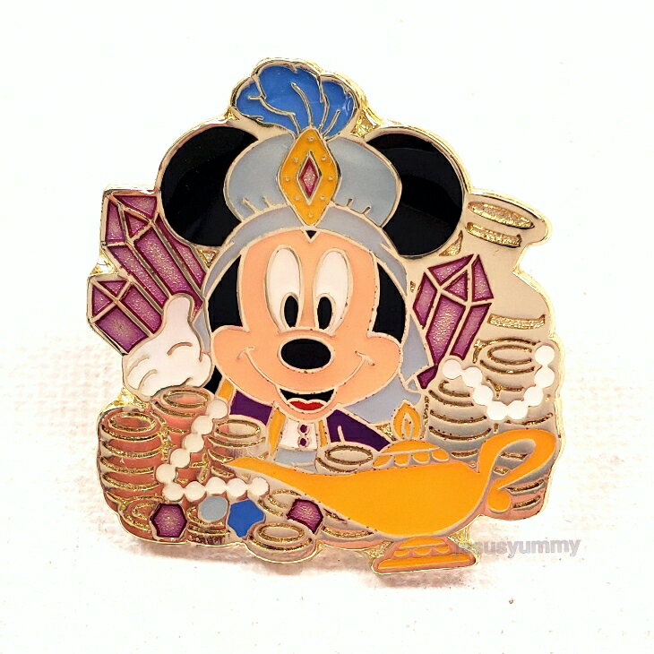 Mickey Mickey Mouse Pin Badge Magic Lamp Tokyo Disney Sea Design Tokyo Disney Resort Limited Souvenir Not for sale [DISNEY] [Nekopos compatible]