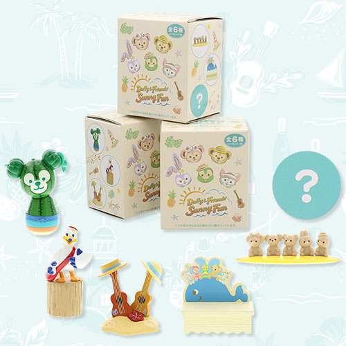 [SALE] Duffy & Friends Sunny Fan Figure 1 Box (All types, 6 pieces) 2021 Summer Duffy & Friends Tokyo Disney Sea Limited Disney Resort [DISNEY]