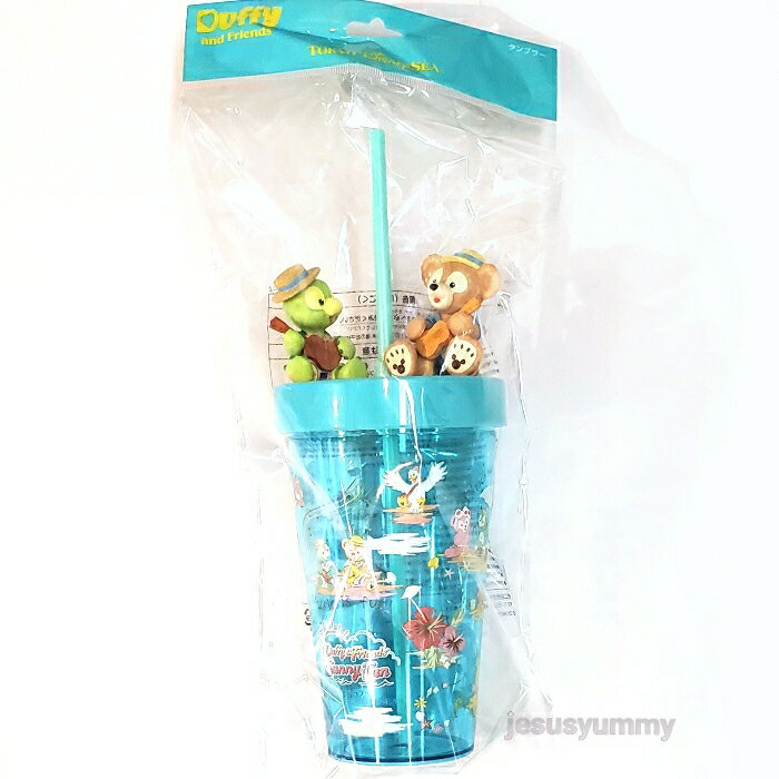 [SALE] Duffy & Friends Sunny Fan Tumbler with Straw Duffy Olmel Ormel 2021 Summer Duffy & Friends Tokyo Disney Sea Limited Disney Resort �