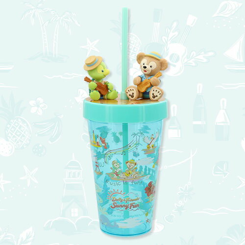 [SALE] Duffy & Friends Sunny Fan Tumbler with Straw Duffy Olmel Ormel 2021 Summer Duffy & Friends Tokyo Disney Sea Limited Disney Resort �