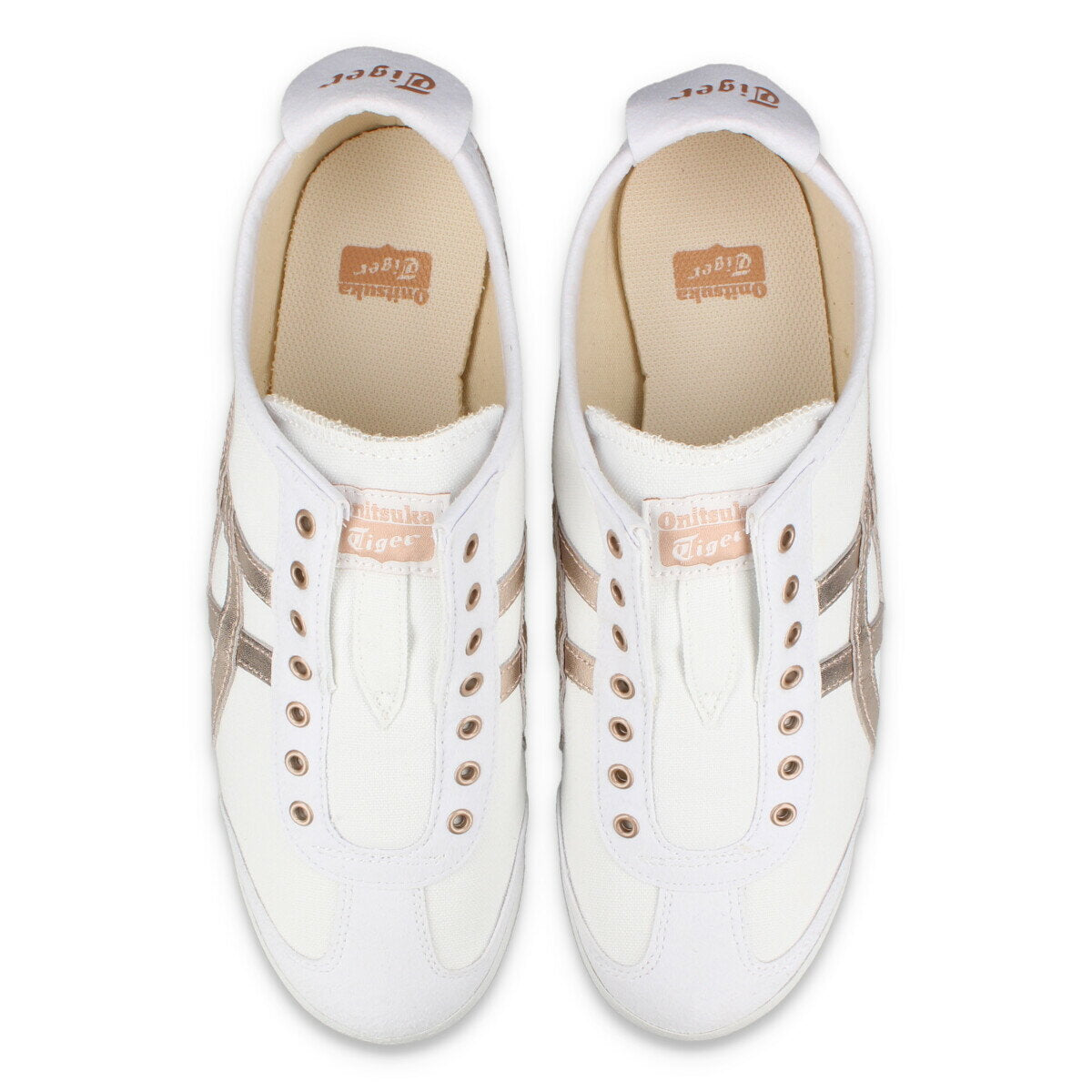 Onitsuka Tiger MEXICO 66 SLIP-ON Onitsuka Tiger Mexico 66 Slip-on WHITE/ROSE GOLD 1183a962-100